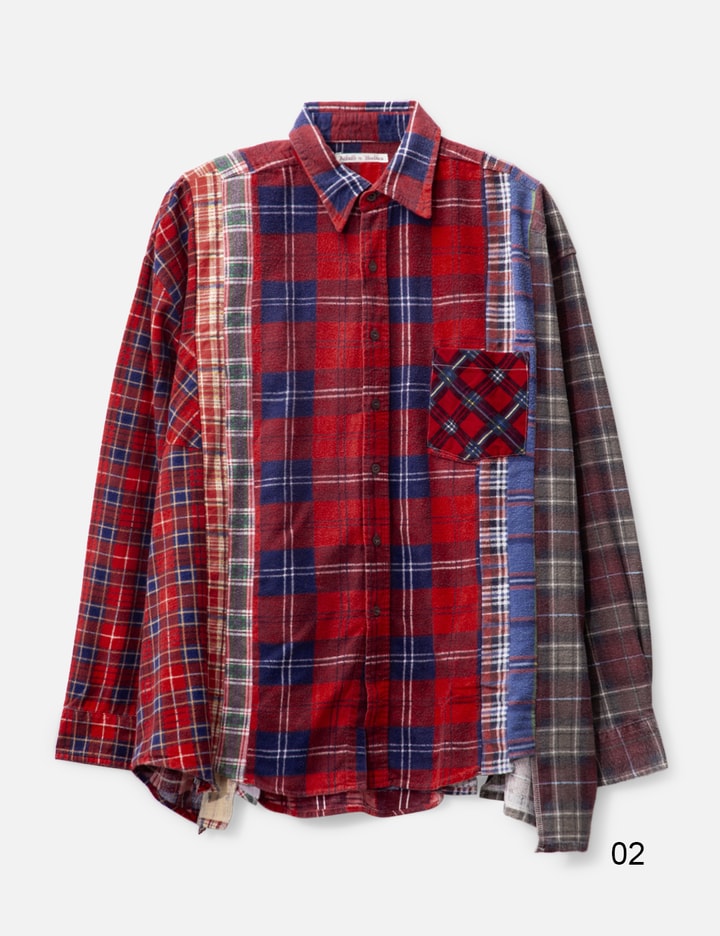 7 Cuts Wide Flannel Shirt