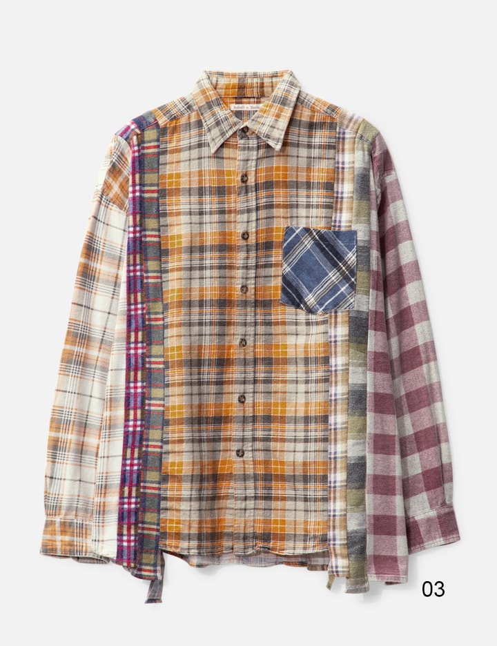 7 Cuts Wide Flannel Shirt