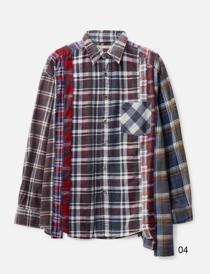 7 Cuts Wide Flannel Shirt