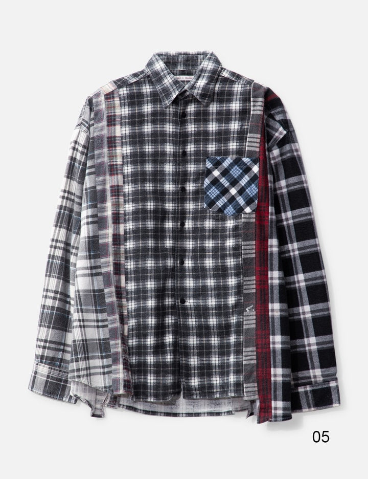 7 Cuts Wide Flannel Shirt