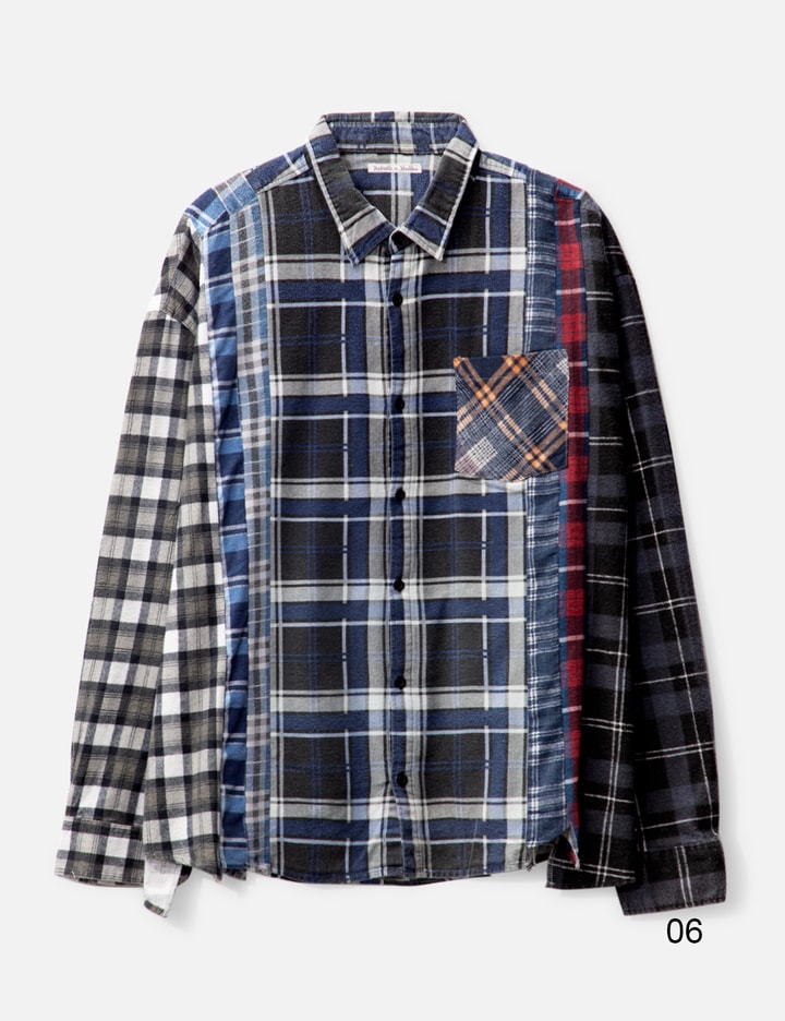 7 Cuts Wide Flannel Shirt