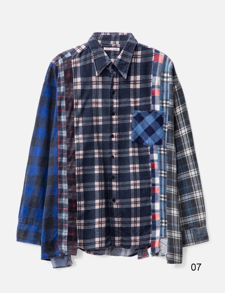 7 Cuts Wide Flannel Shirt