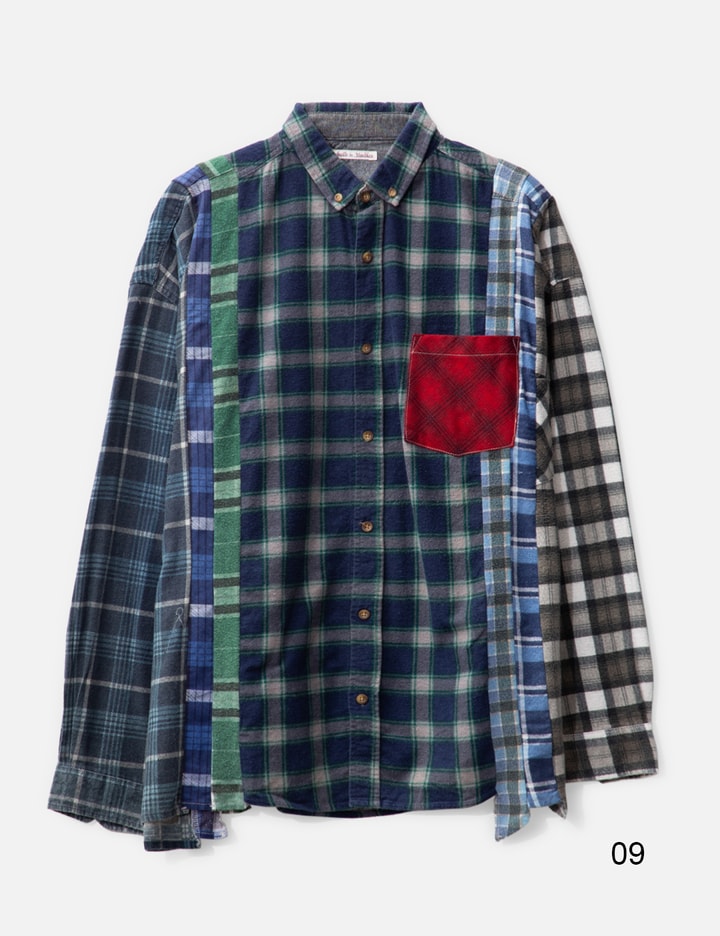 7 Cuts Wide Flannel Shirt