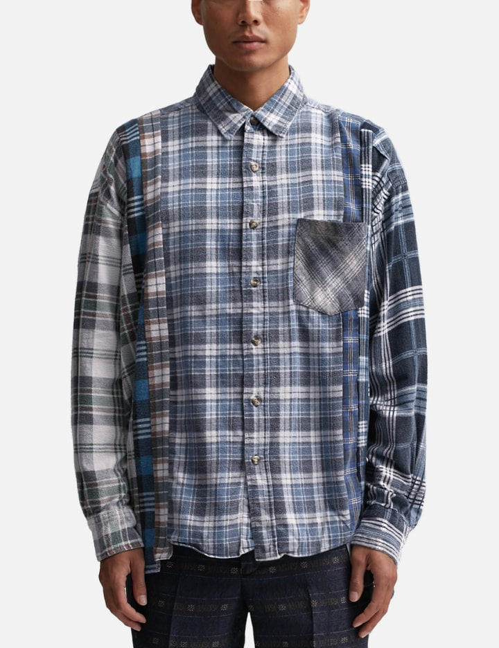 7 Cuts Wide Flannel Shirt