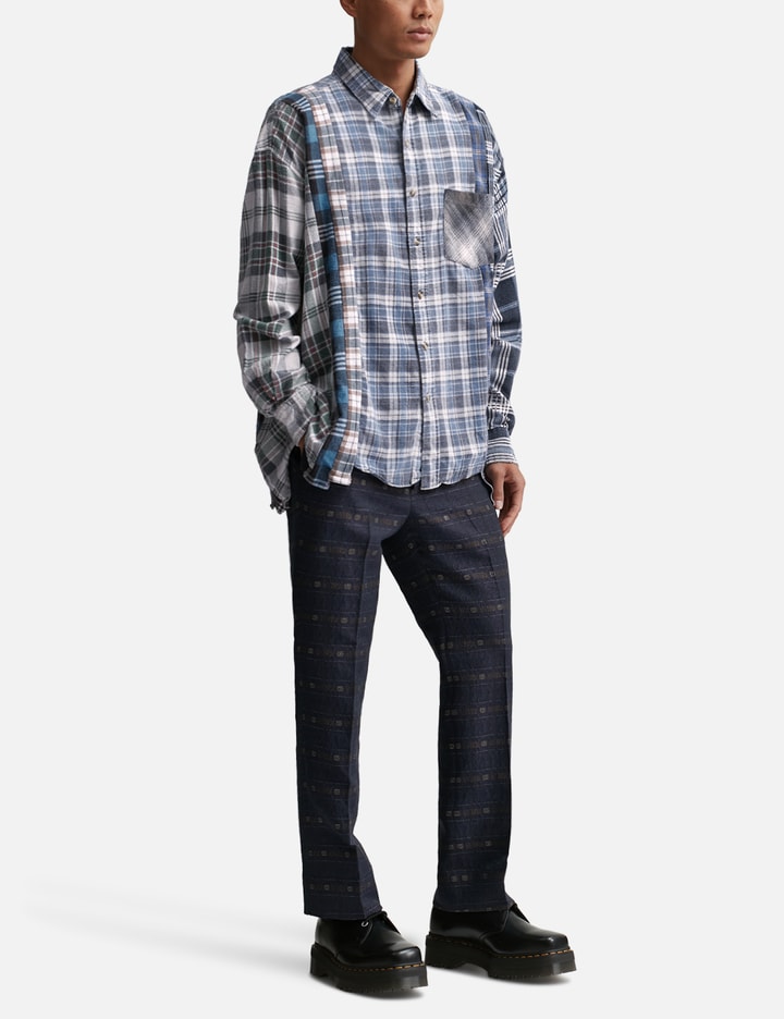 7 Cuts Wide Flannel Shirt