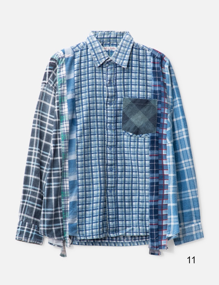 7 Cuts Wide Flannel Shirt