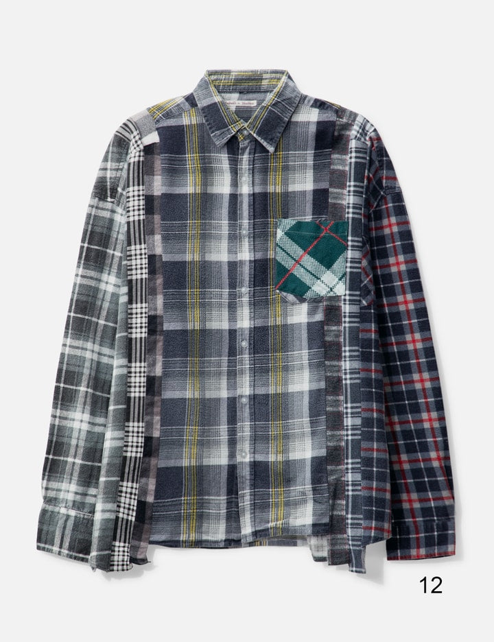 7 Cuts Wide Flannel Shirt