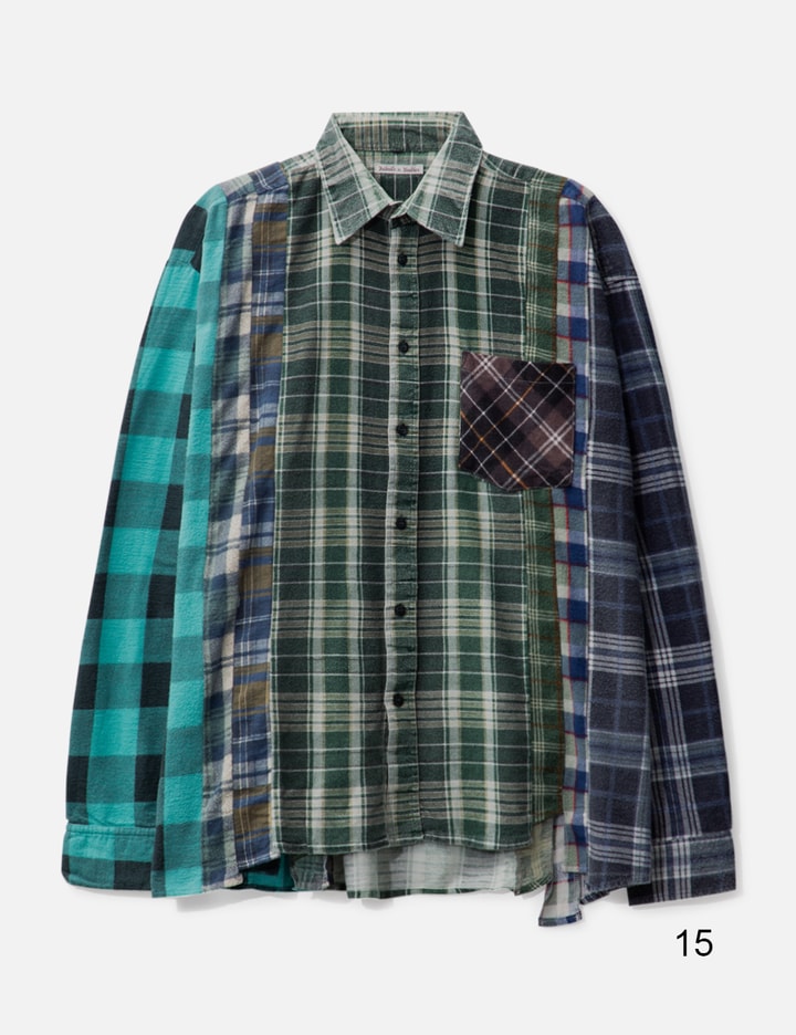 7 Cuts Wide Flannel Shirt