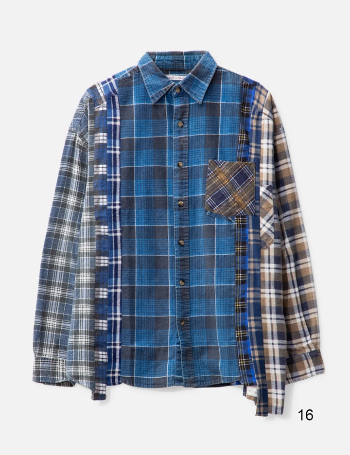 7 Cuts Wide Flannel Shirt