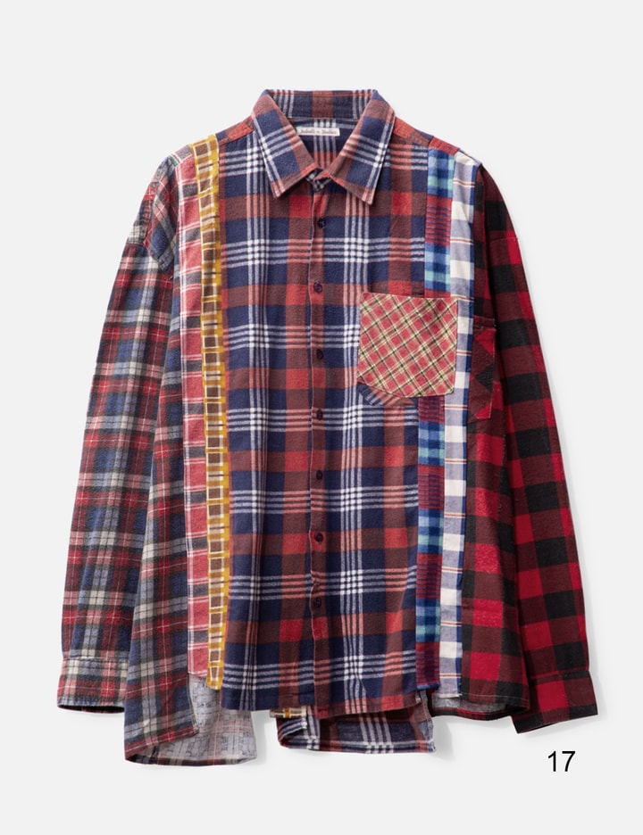 7 Cuts Wide Flannel Shirt