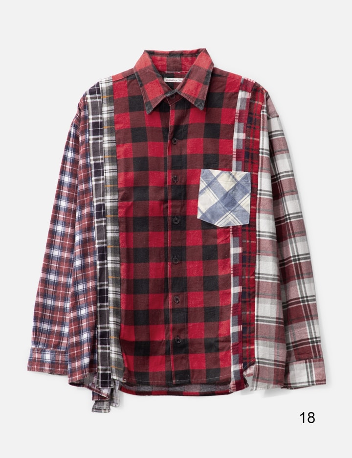 7 Cuts Wide Flannel Shirt