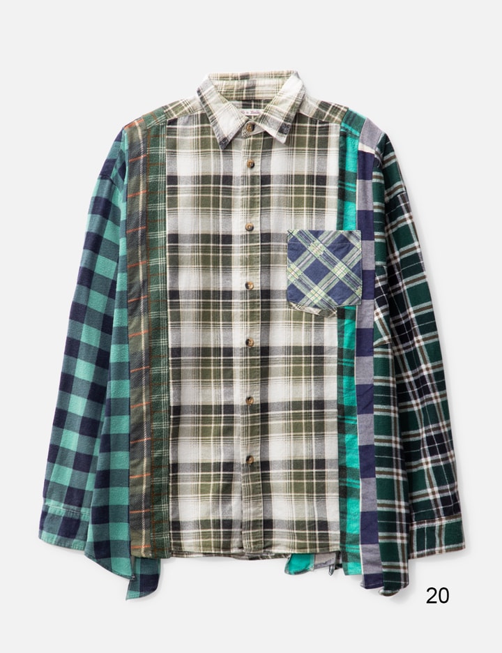 7 Cuts Wide Flannel Shirt