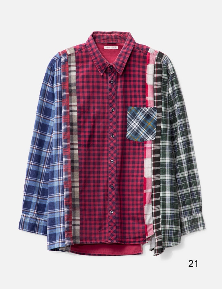 7 Cuts Wide Flannel Shirt