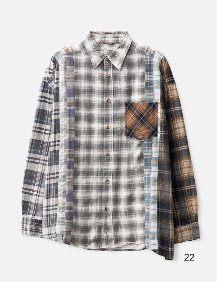 7 Cuts Wide Flannel Shirt