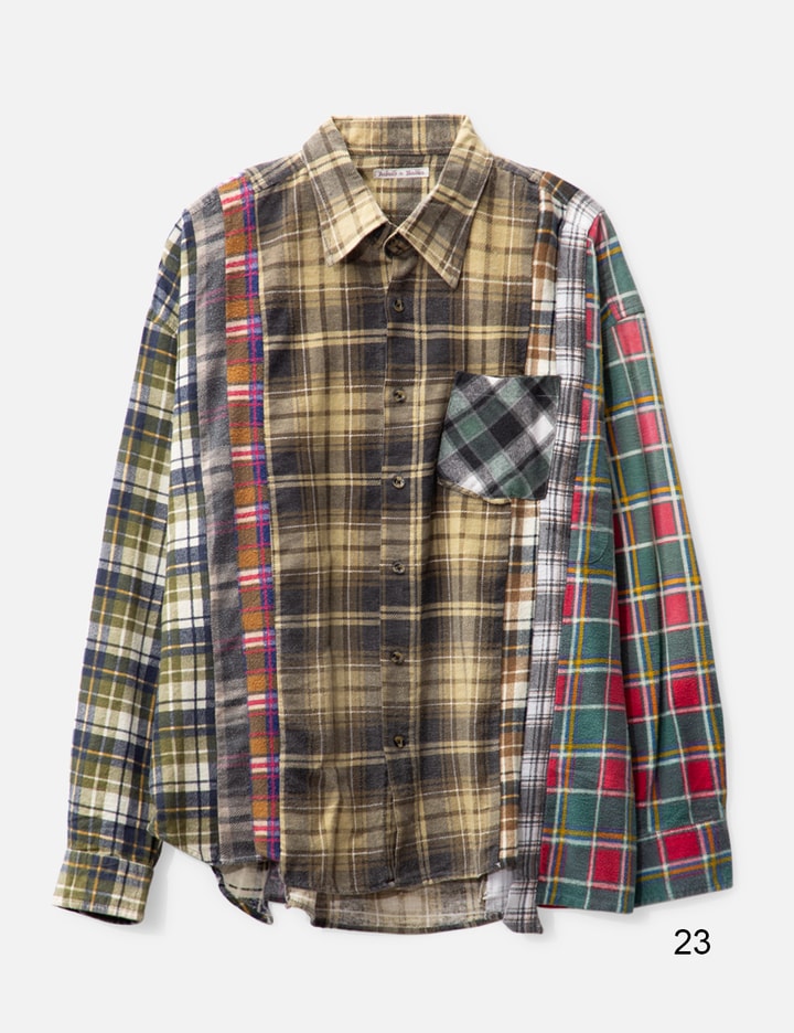 7 Cuts Wide Flannel Shirt