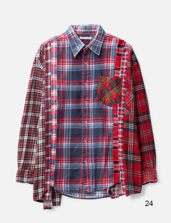 7 Cuts Wide Flannel Shirt