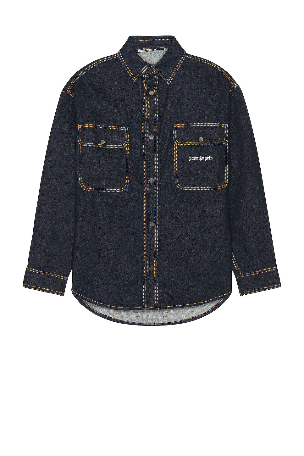 Logo Wash Denim Shirt