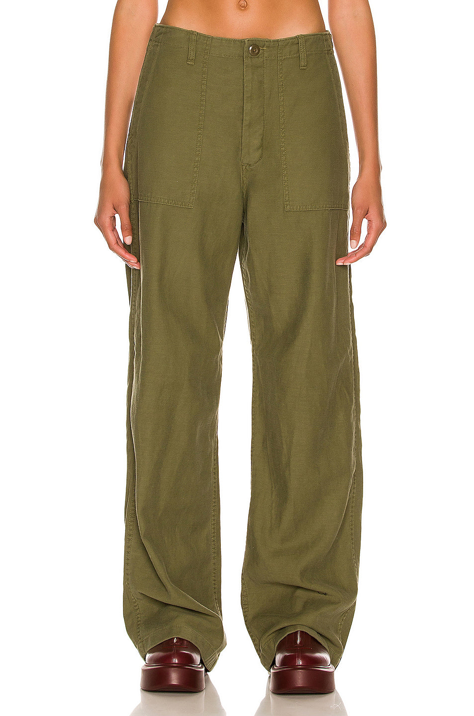 Wide Leg Utility Pant