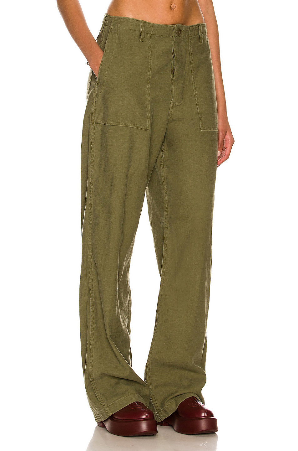 Wide Leg Utility Pant