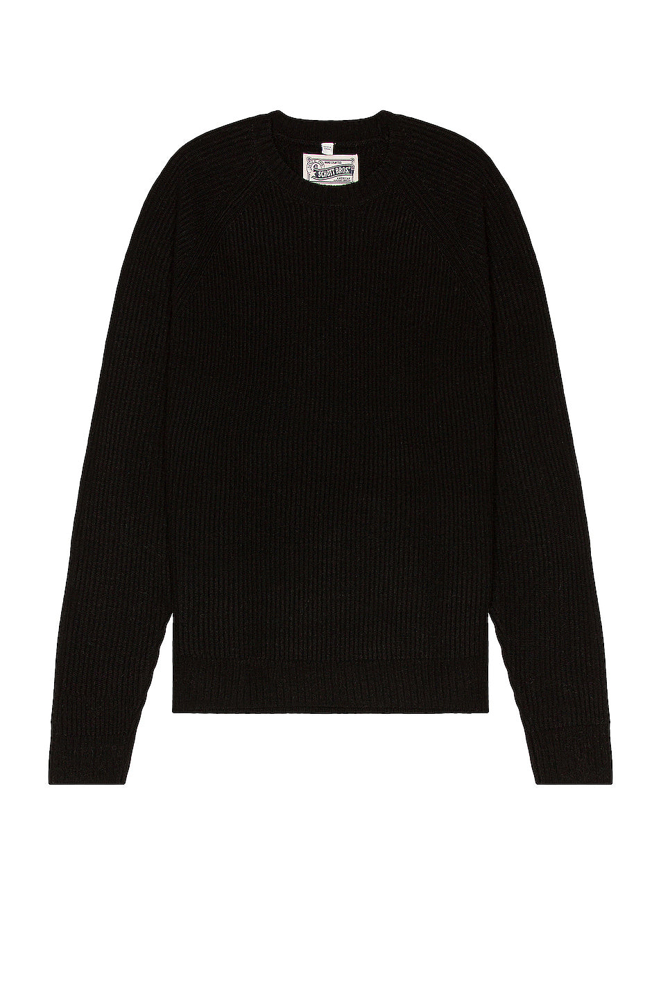 Ribbed Wool Crewneck Sweater