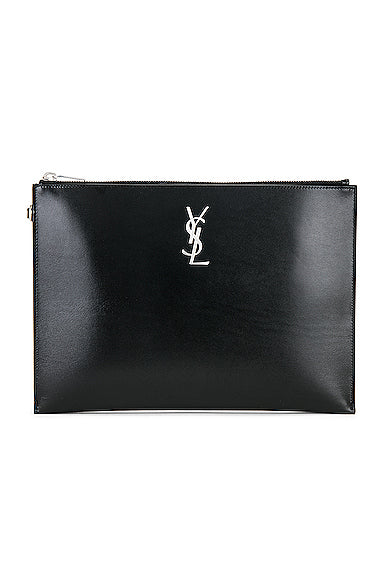 Monogram Zippered Tablet Holder