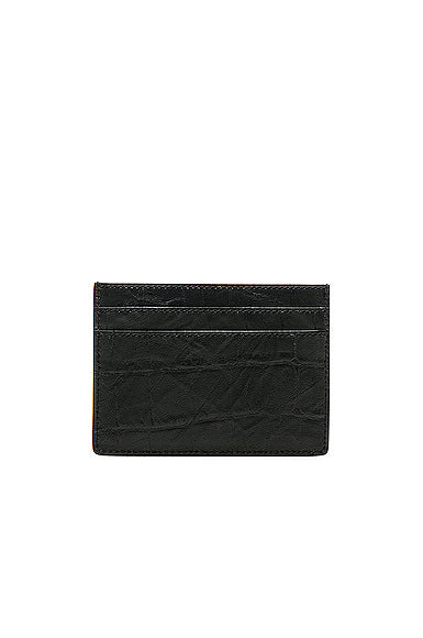 Croc Embossed Cardholder