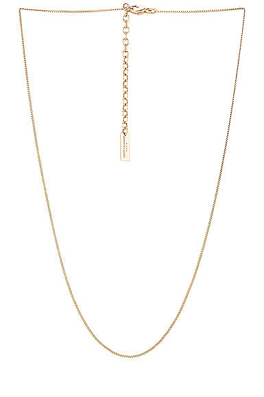 Thin Gourmette Chain Necklace