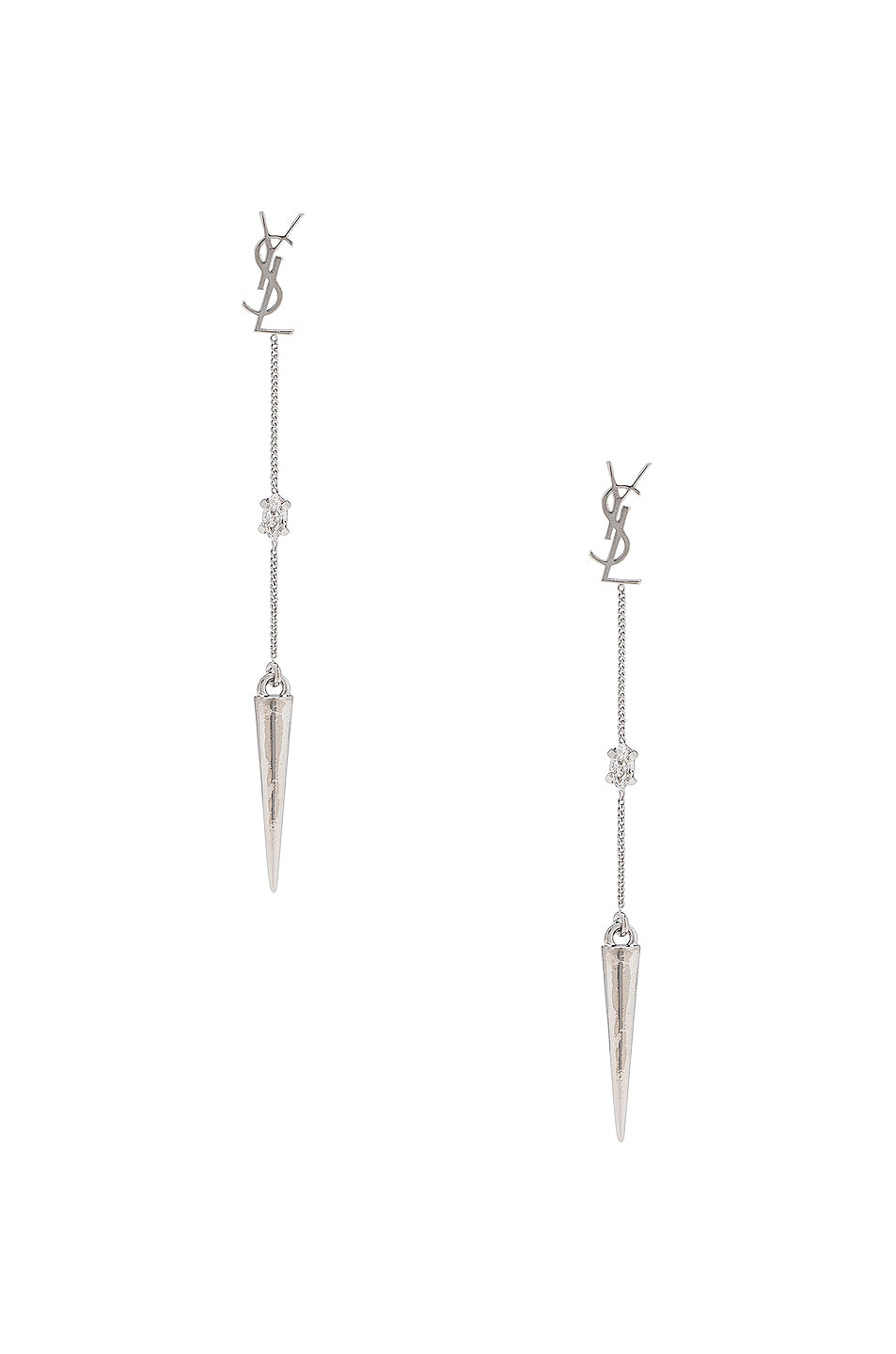 YSL Rhinestone Spike Earring