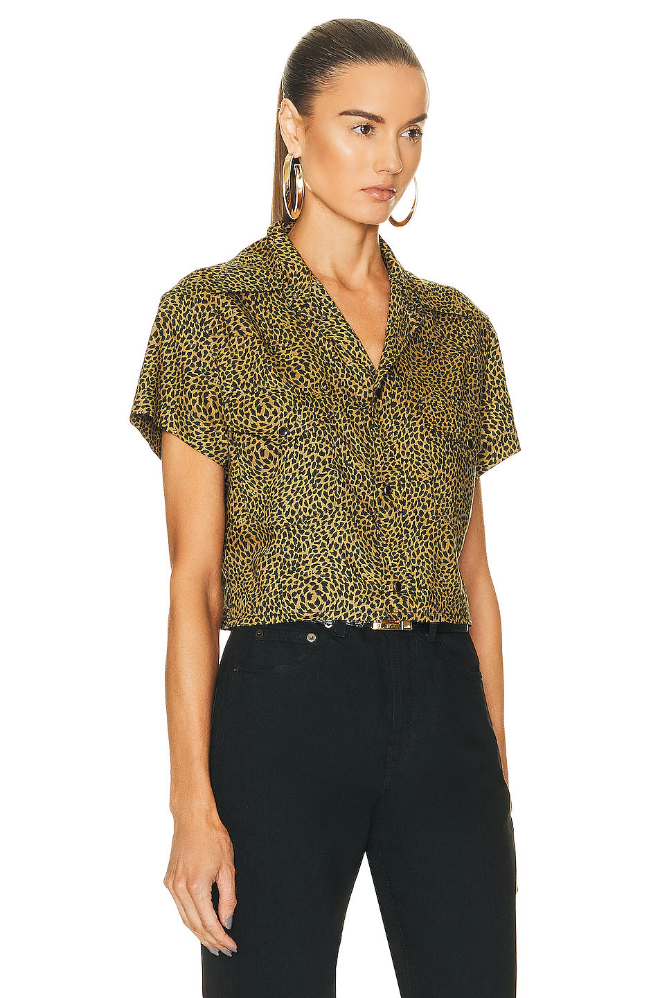 Cropped Short Sleeve Shirt