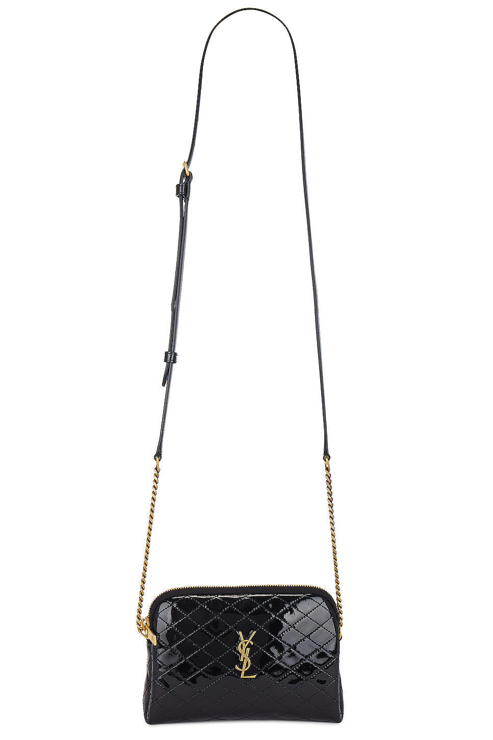 Gaby Zipped Pouch With Chain Bag