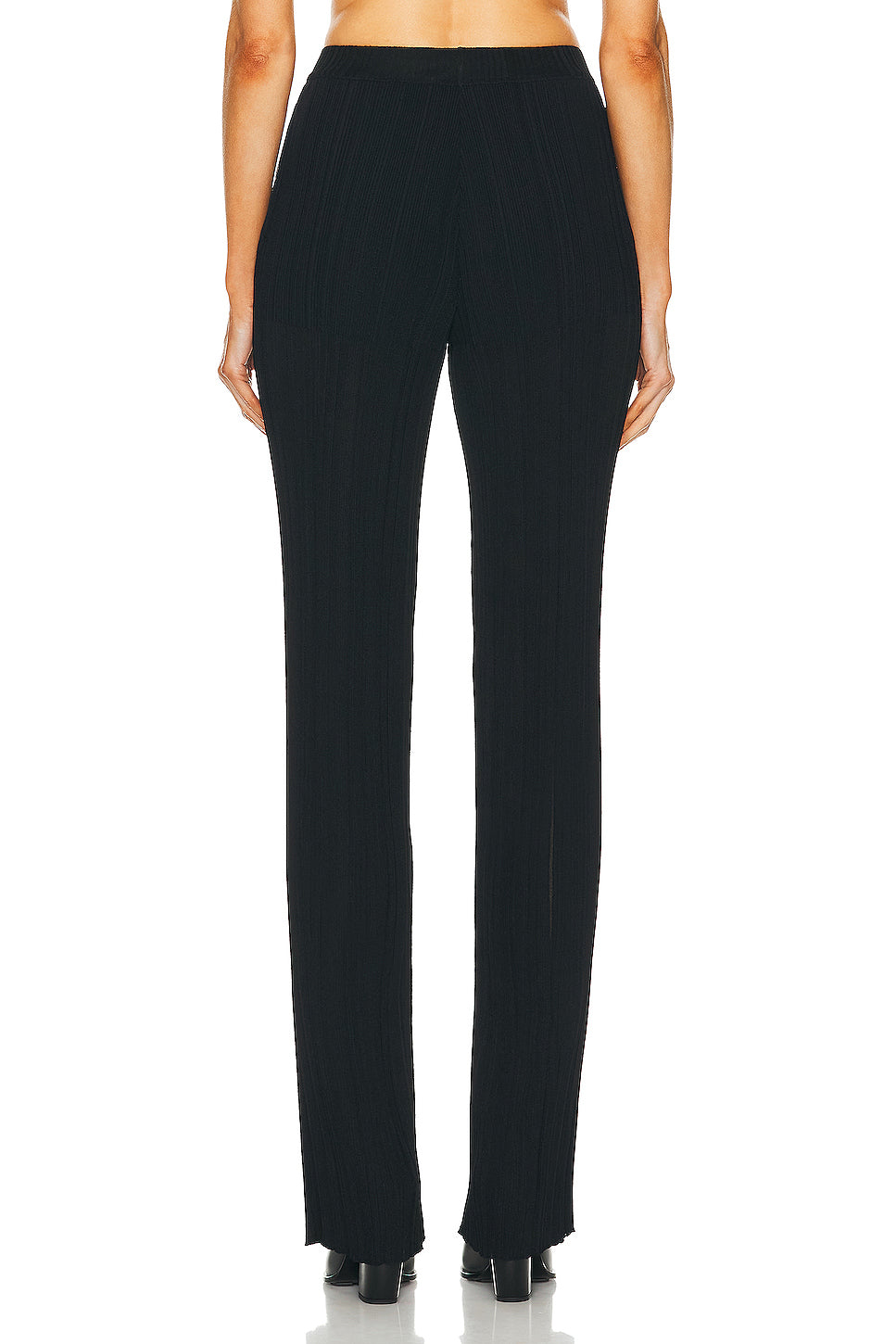 Lightweight Plisse Knit Trousers