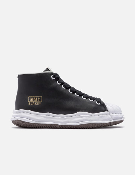 "BLAKEY" OG Sole Seam Less Leather High-top Sneaker