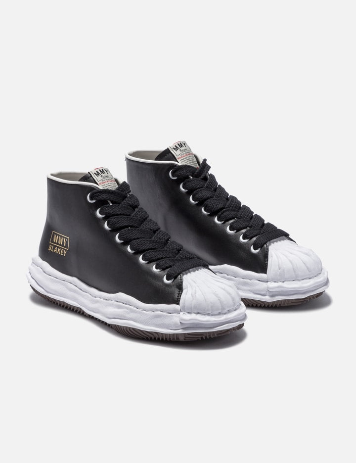 "BLAKEY" OG Sole Seam Less Leather High-top Sneaker