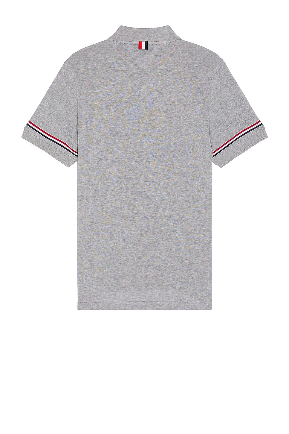 RWB Stripe Short Sleeve Rib Cuff Polo