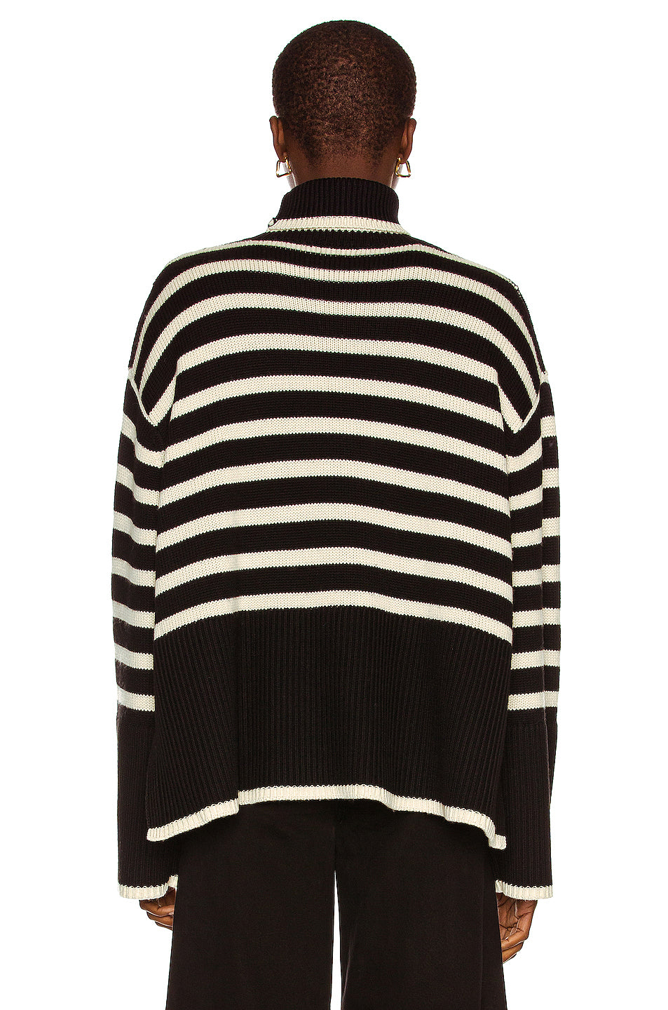 Signature Stripe Turtleneck Sweater