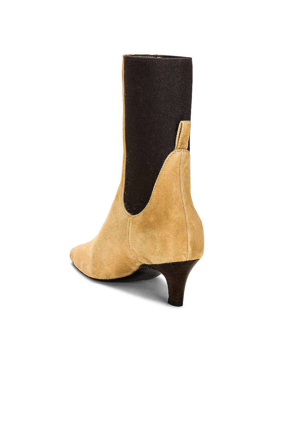 The Mid Heel Suede Boot