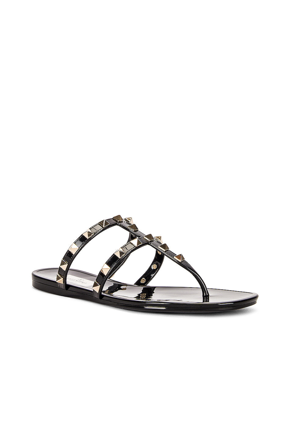 Summer Rockstud PVC Thong Sandal