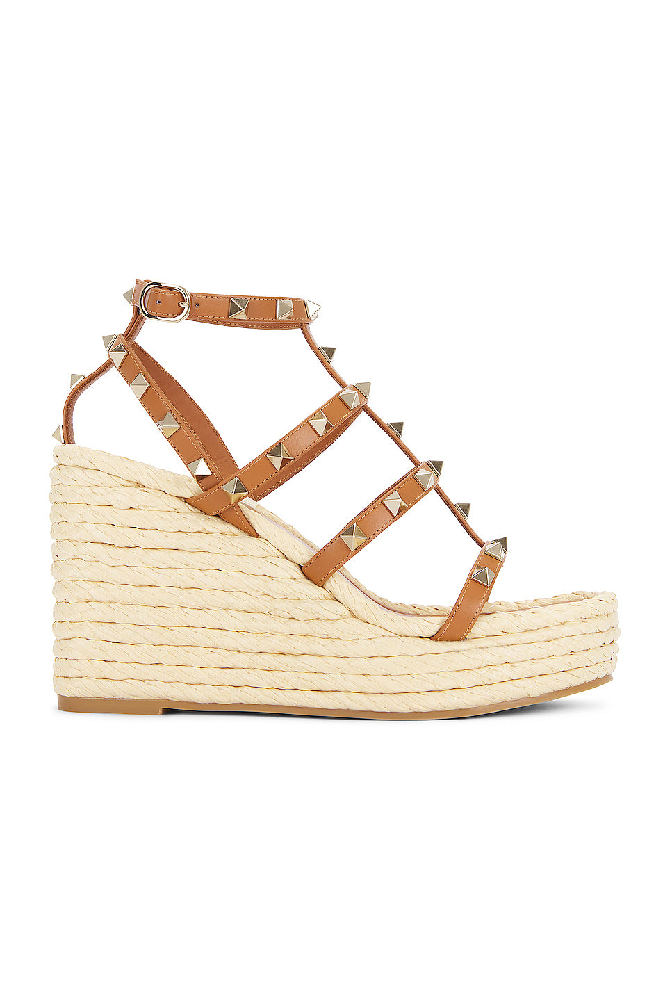 Rockstud Espadrille Wedge