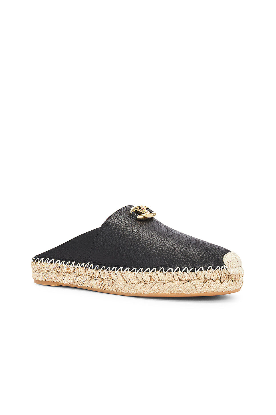 V Logo Moon Espadrille Mule