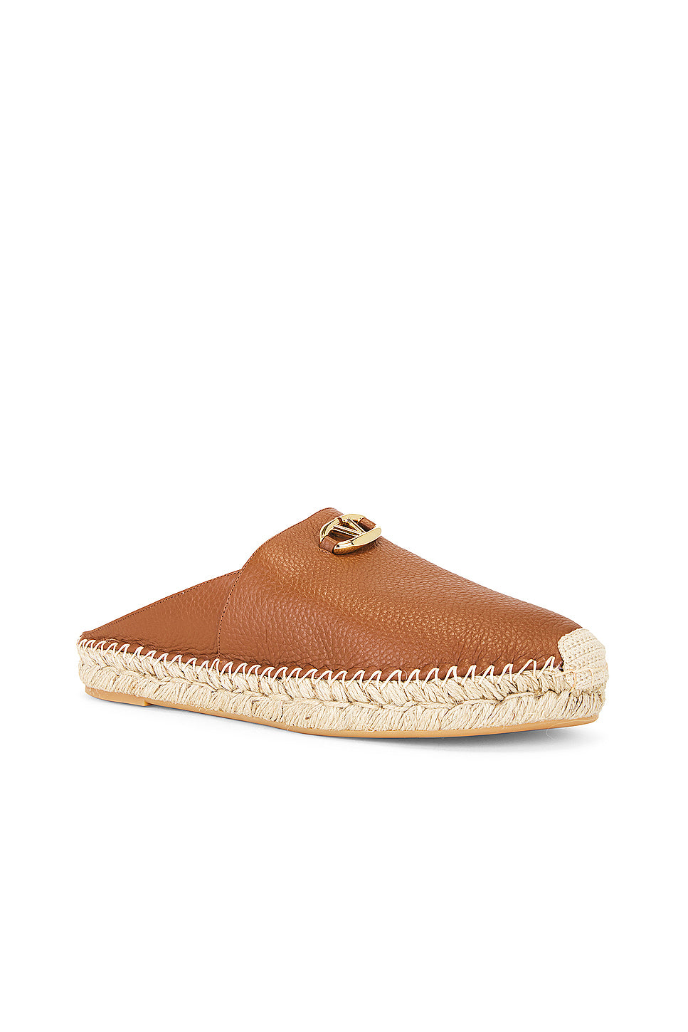 V Logo Moon Espadrille Mule