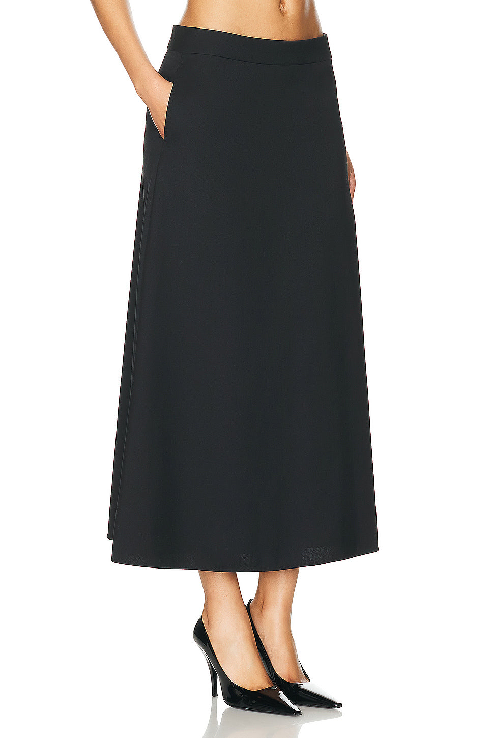 A Line Midi Skirt