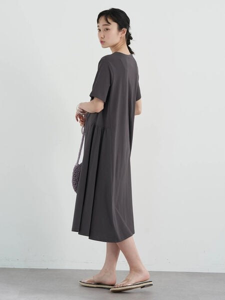 Oxie Side Gathering Dress