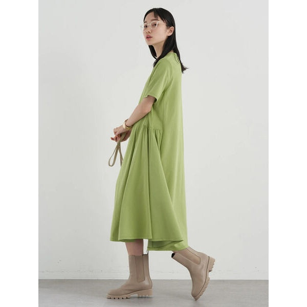 Oxie Side Gathering Dress