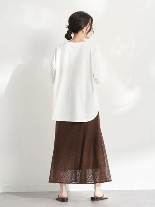 Leni Leaf Pattern Skirt