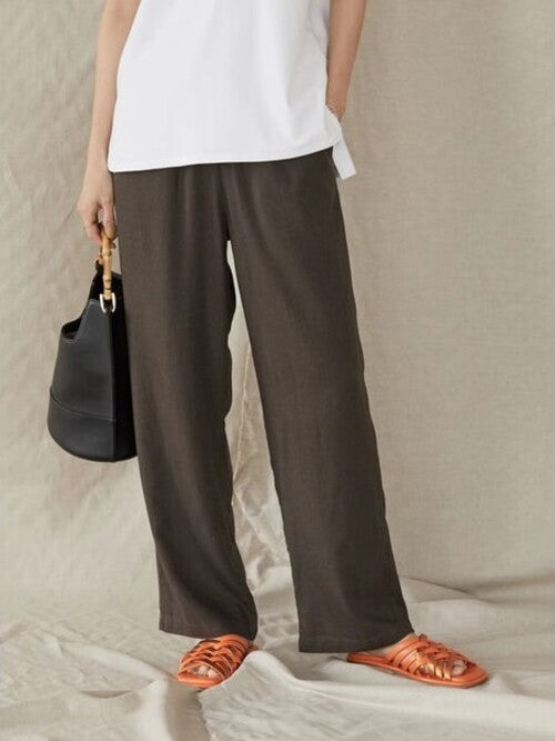 Yuka Linen Blend Pants