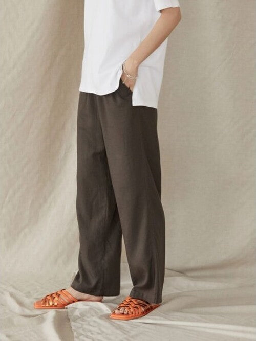 Yuka Linen Blend Pants