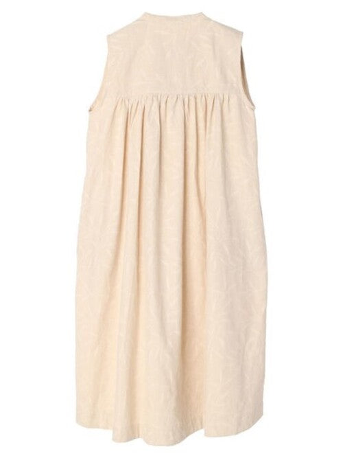 Lady Jacquard Sleeveless Dress