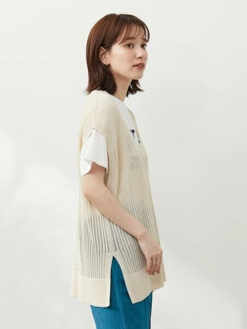 Canon Pattern Knit Vest