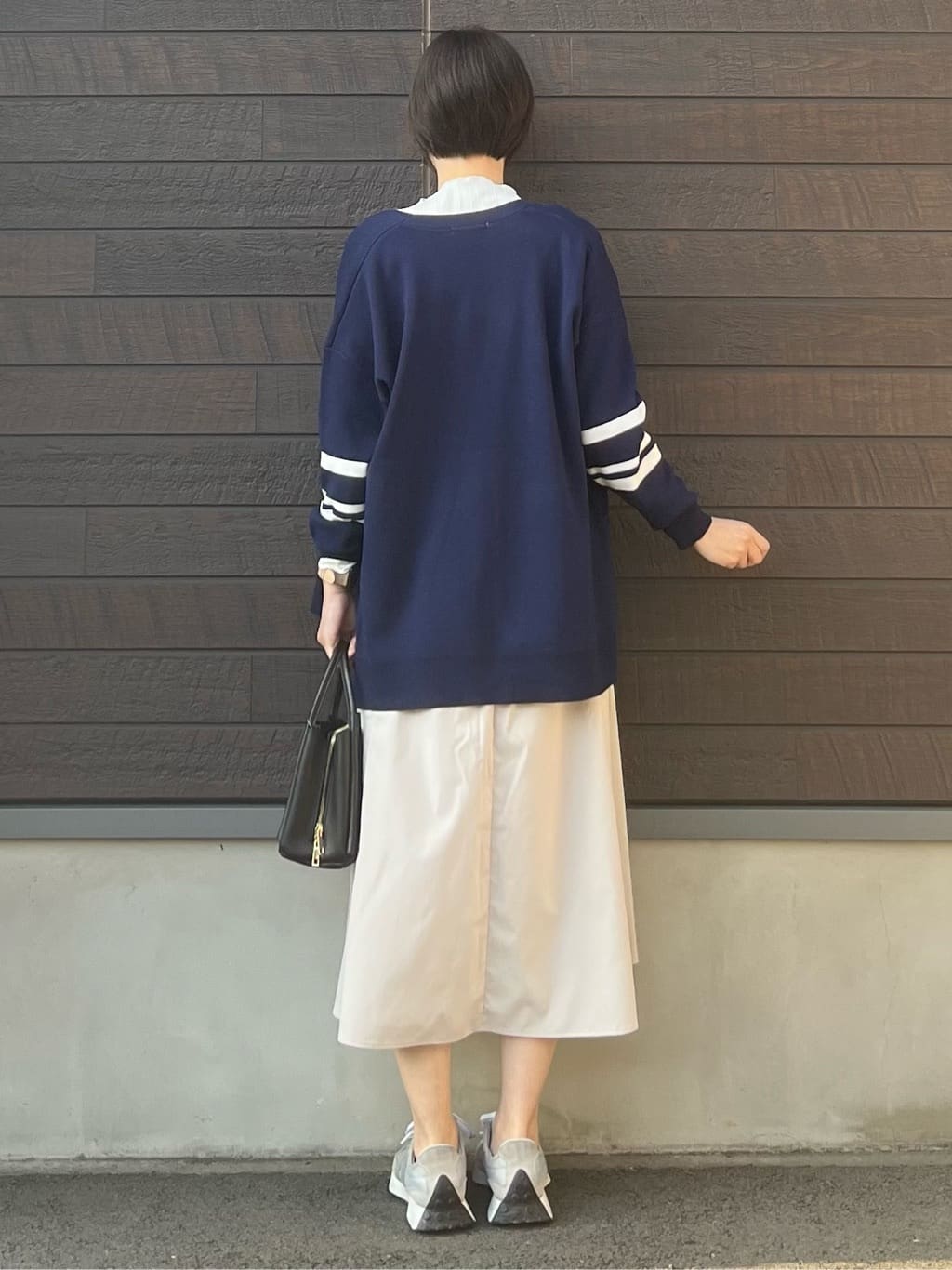 Kazesumi Sleeve Line Knit Cardigan