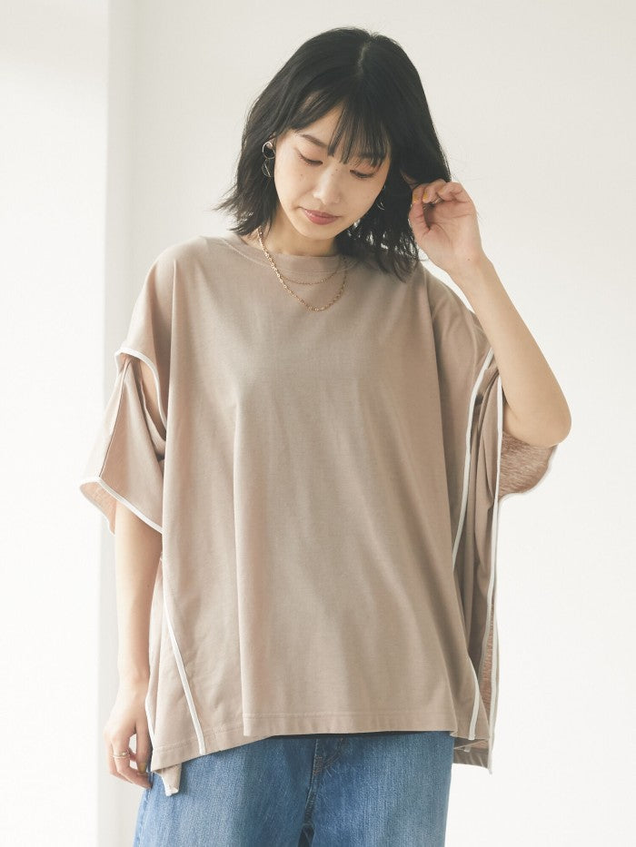 Elaine Short Sleeve Poncho T-Shirt